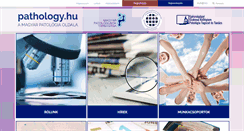 Desktop Screenshot of pathology.hu